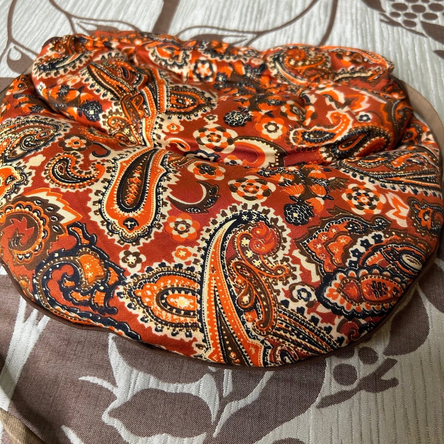 Victorian Style Paisley Bustle Pad - Reenactment Costume Prop - Splendid Vintage World