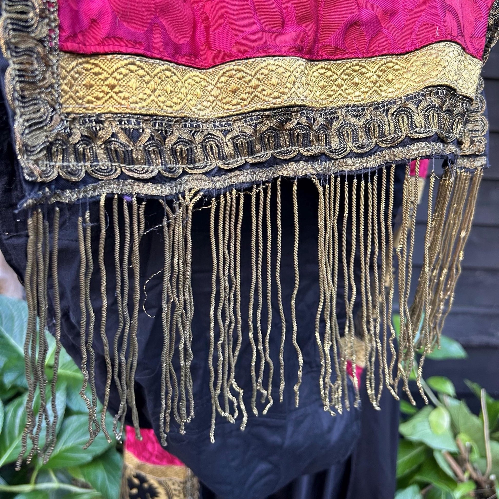 bullion fringe on the Royal Opera House Covent Garden PARISFAL Costume scarf - Splendid Vintage World